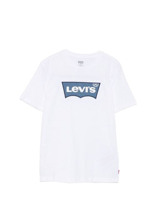 T-shirt bambino Levis Kids bianca a manica corta Levi's Kids | 9EM318W1T